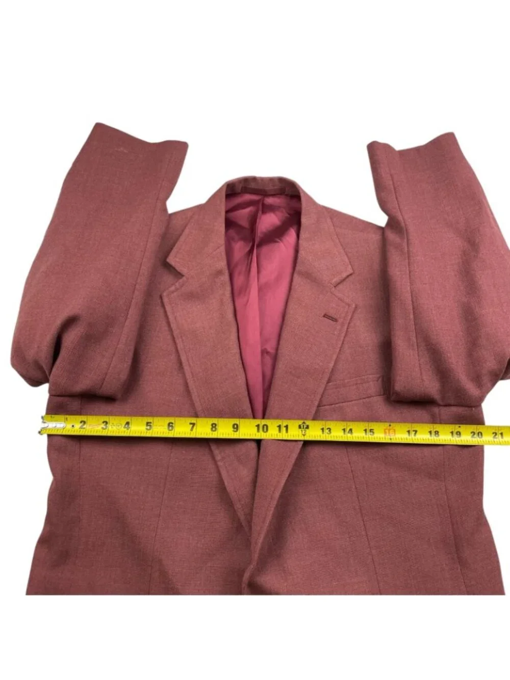 VTG NEW 1960's Stanley Blacker Men’s Gold Buttons 2-Button Blazer Red • 40S